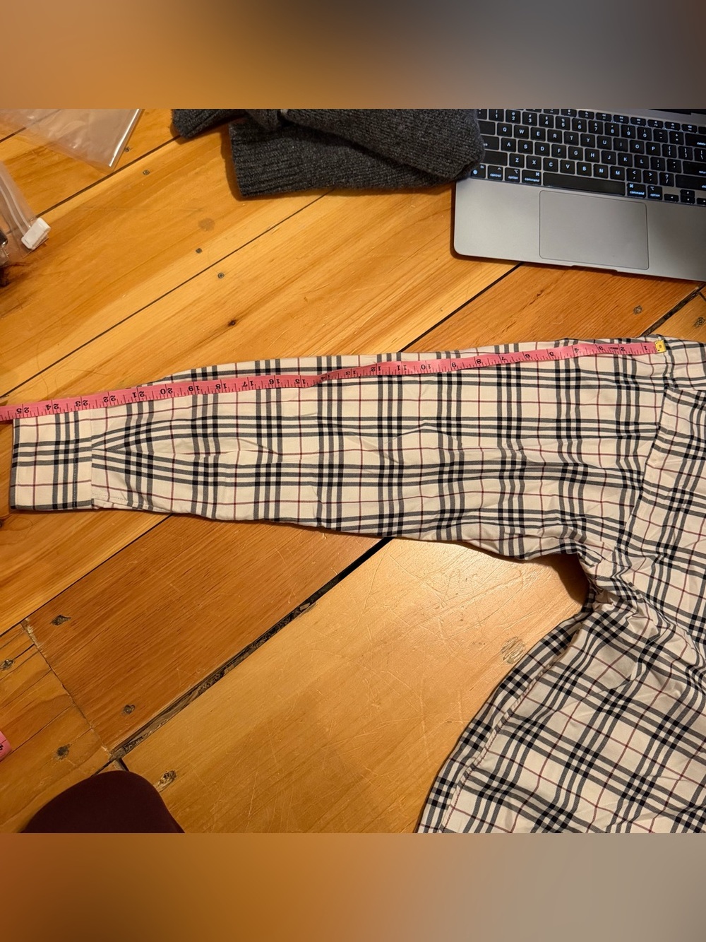 Burberry London Nova Check long-sleeve button-down shirt - Picture 9 of 12